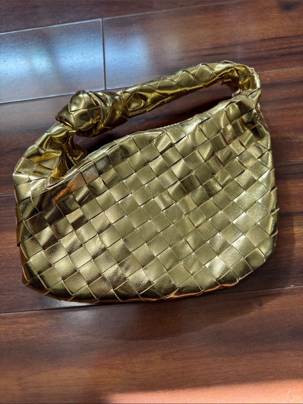 Small  Gold Woven Shoulder Bag - Women like new